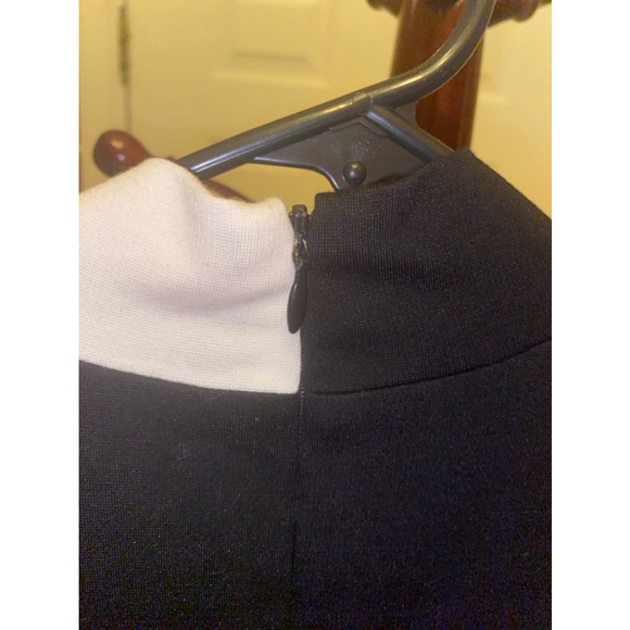 Women's Cache Dress Black White Size 4 - Picture 4 of 5